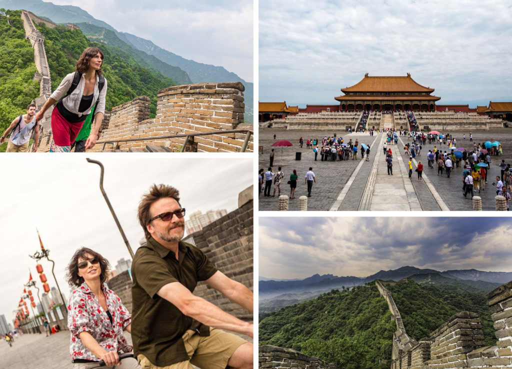 People visiting famous sites around China with the G Adventures' China Express group travel tour